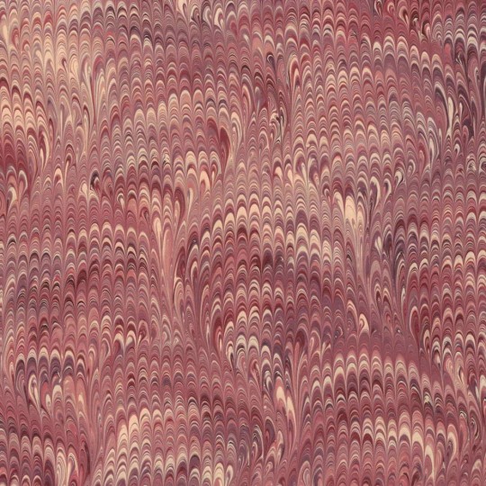 Hand Marbled Paper Bouquet Pattern in Burgundy and Purples ~ Berretti Marbled Arts